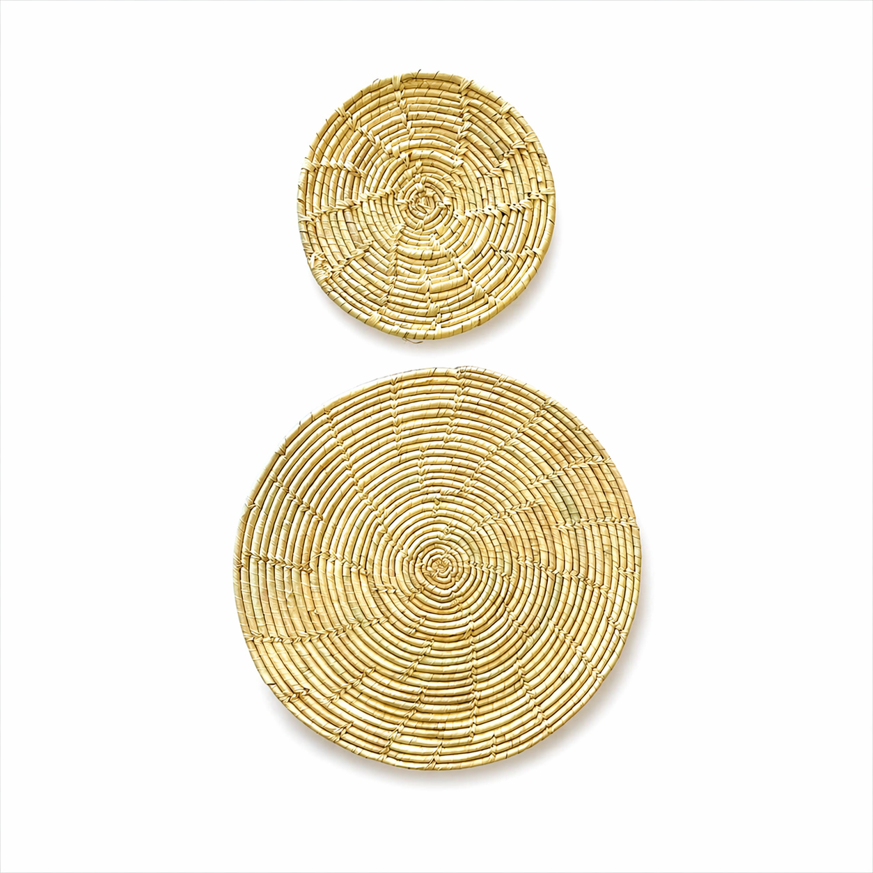 Handwoven Natural Table Mats Set